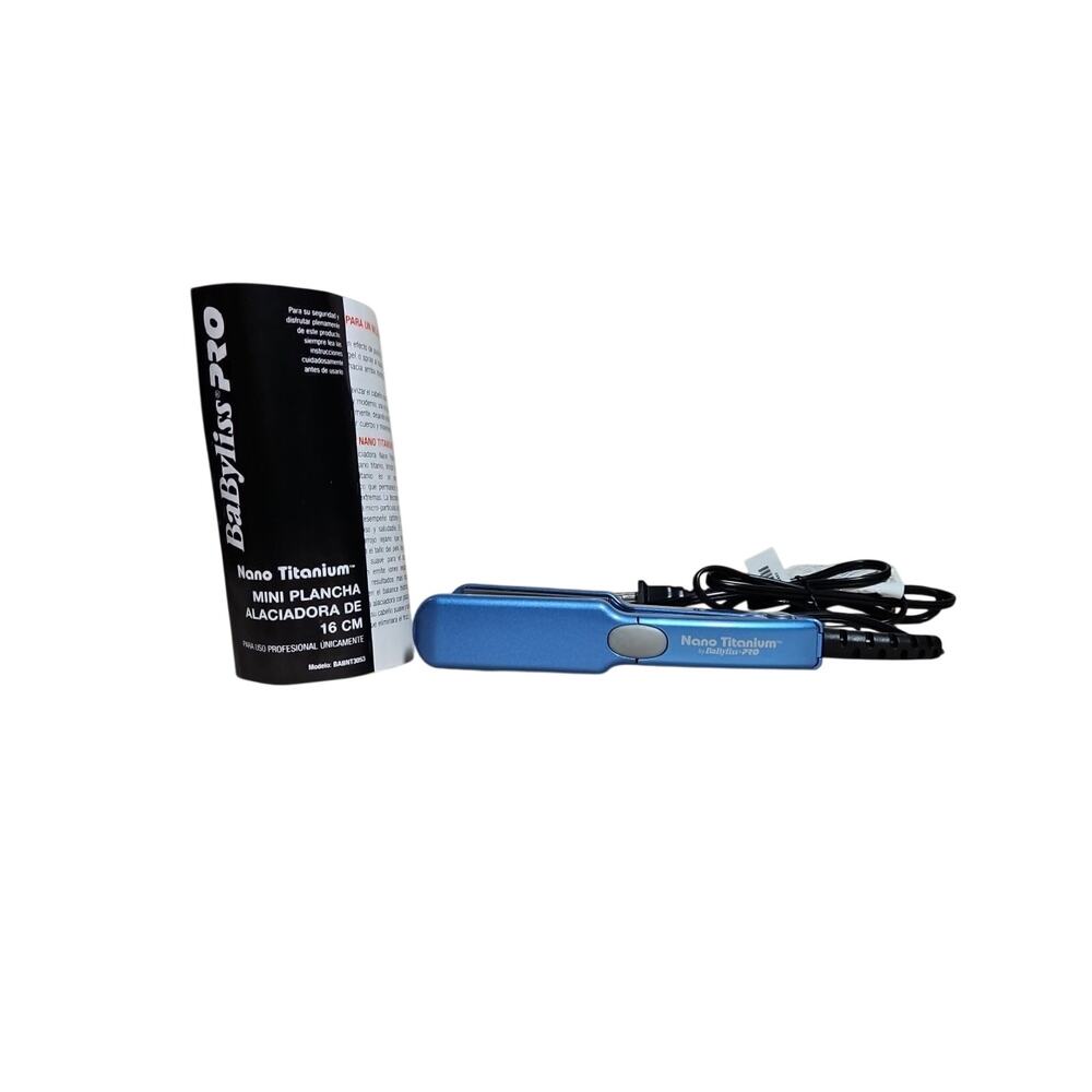 Babyliss Pro Nano Titanium 1" Mini Straightening Iron Babnt3053 Travel